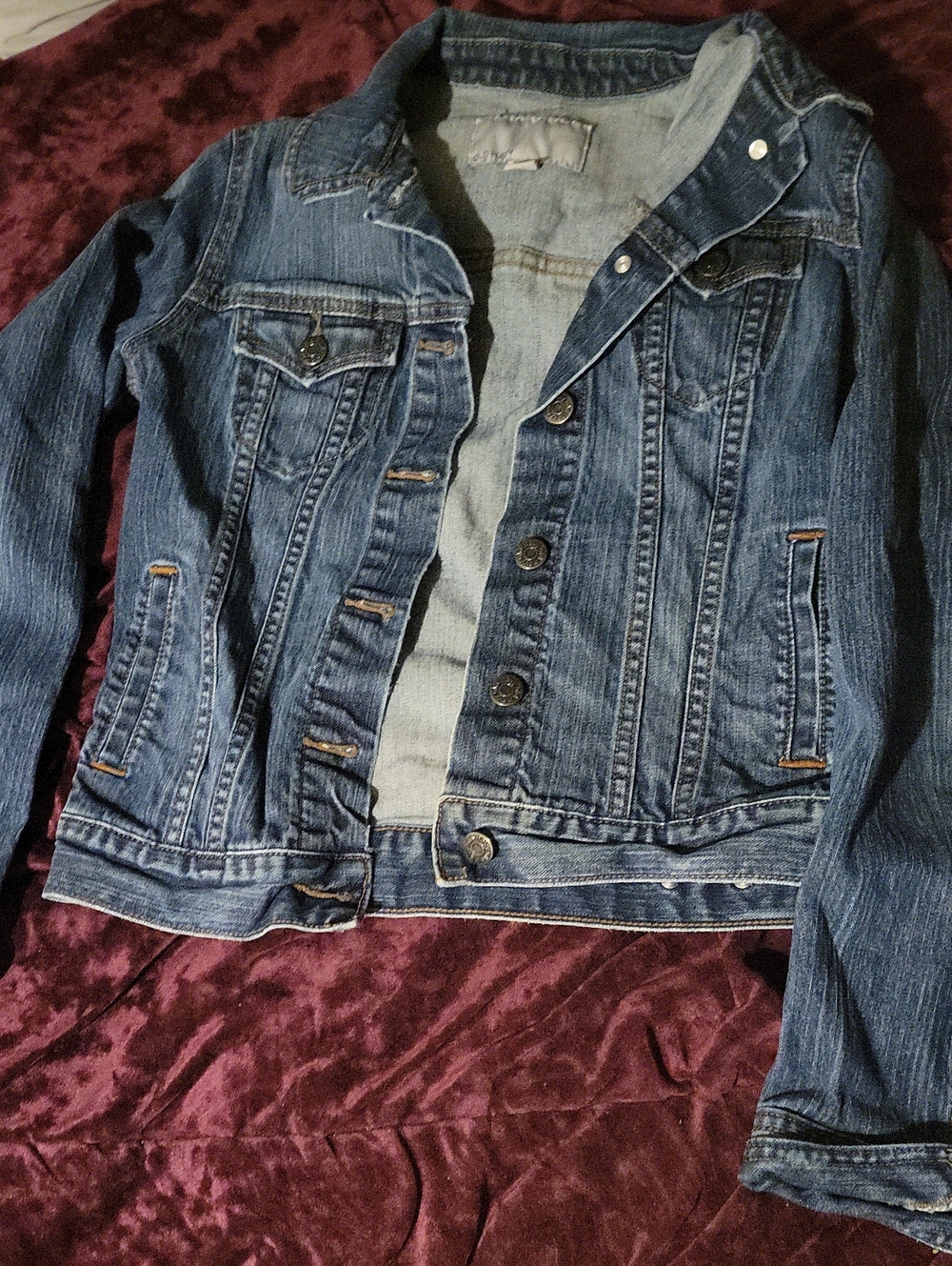 Classic Old Navy Women's Blue Denim Jacket - Versatile Layering Piece
